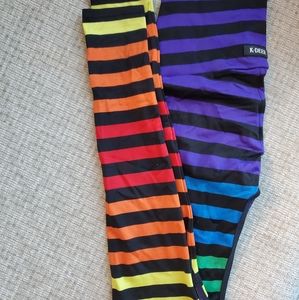 K-DEER Medium Legging in Dana Stripe